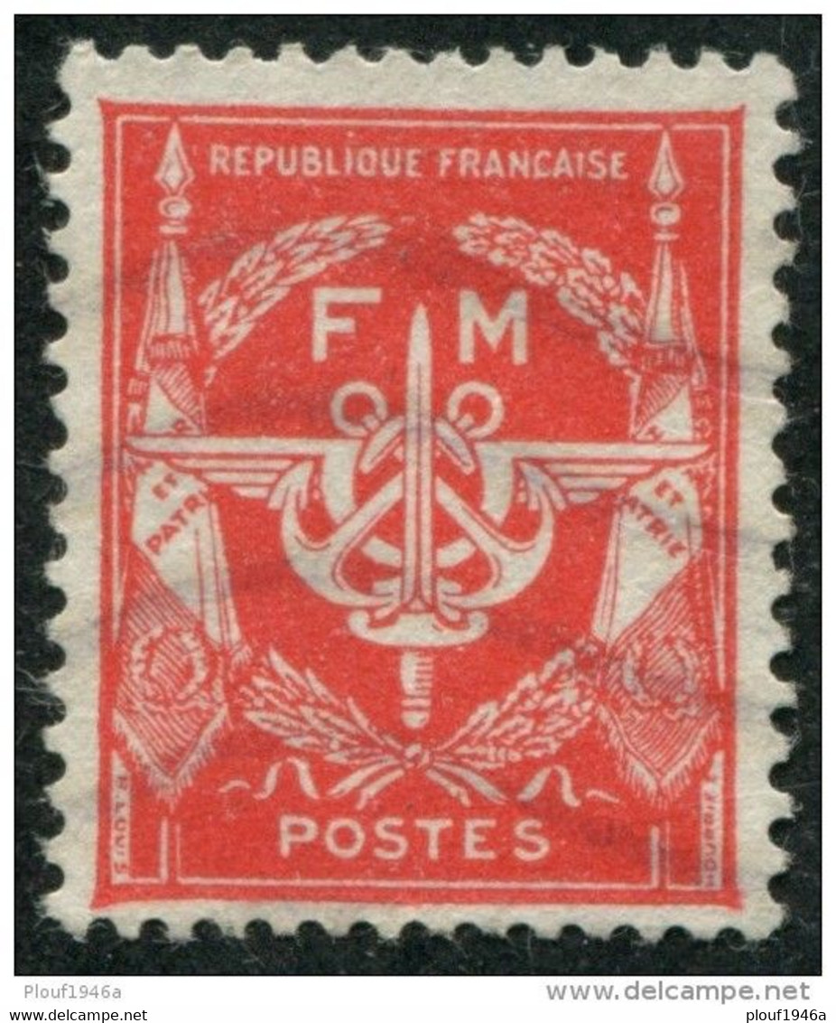 Pays : 189,06 (France : 4e République)  Yvert Et Tellier N° : FM   12 (o) - Military Postage Stamps