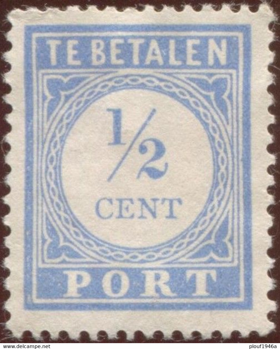 Pays : 384,01 (Pays-Bas : Wilhelmine)  Yvert Et Tellier N° : Tx   44 (*) - Portomarken