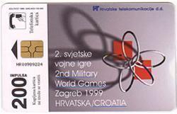 Croatia - Croatie - Kroatien Military Games - Football - Basketball - Basket Ball - Volleyball - Volley Ball - 200.units - Kroatien