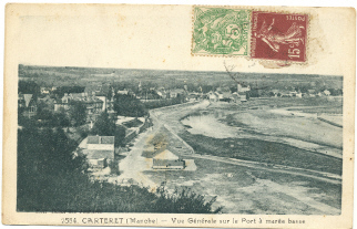 CARTERET - Vue Générale Sur Le Port à Marée Basse - Carteret