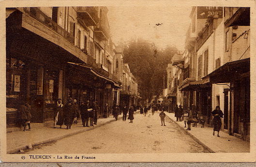 Tlemcen  La  Rue  De  France - Tlemcen