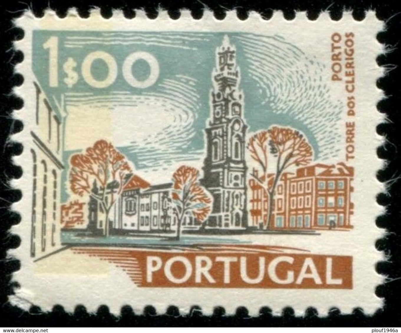 Pays : 394,1 (Portugal : République)  Yvert Et Tellier N° : 1137 A (*) [1977] Bande De Phosphore - Neufs