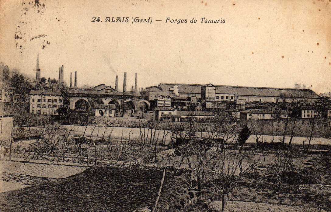 30 ALES ALAIS Tamaris, Forges De Tamaris, Usines, Mines, Ed ?? 24, 1924 - Alès