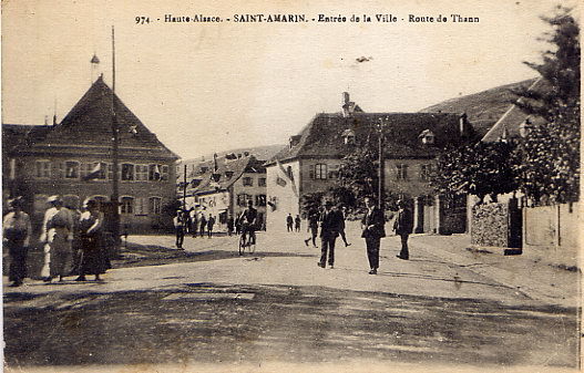 St  Amarin  Route De Than 1919 - Saint Amarin