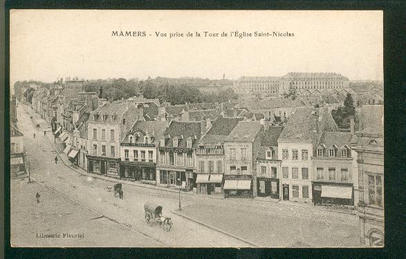 Mamers. Vue Prise De La Tour De L'Eglise Saint-Nicolas. Beau Plan - Mamers