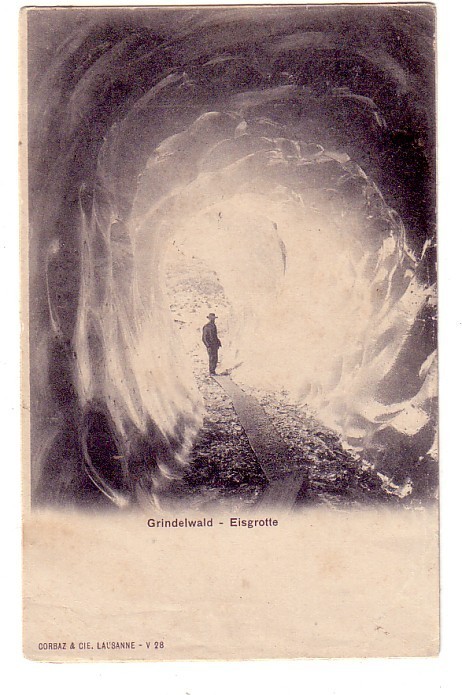 VERITABLE CARTE POSTALE GRINDELWALD - EISGROTTE   ENVIRONS DE LAUSANNE A IDENTIFIER TRES ANCIENNE AN 1900 CE SUPERBE !!! - Grindelwald