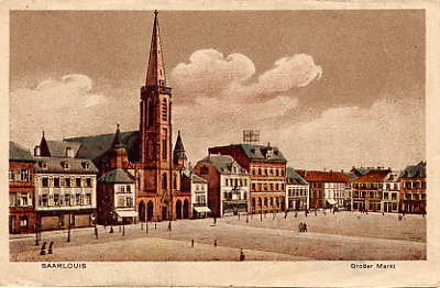 SAARLOUIS [Sarre ~ Allemagne] - Grober Markt - Kreis Saarlouis