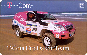 CRO PARIS DAKAR TEAM - Croatia Old Card * Racing Car – Automobile Auto Motor Car Cars Voiture Automobil - Croazia
