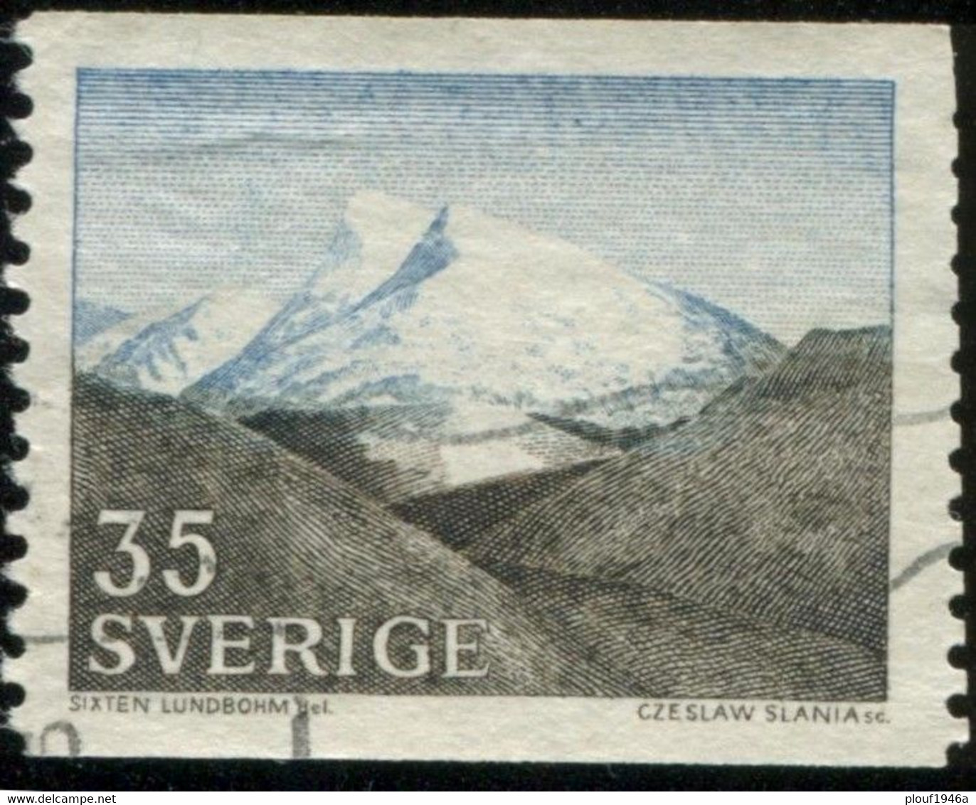 Pays : 452,04 (Suède : Gustave VI Adolphe)  Yvert Et Tellier N° :  558 (o) - Used Stamps