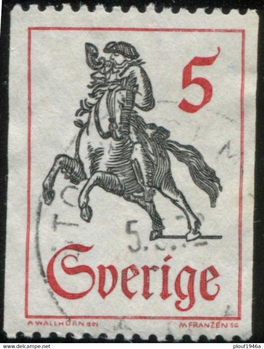 Pays : 452,04 (Suède : Gustave VI Adolphe)  Yvert Et Tellier N° :  574 (o) - Usados