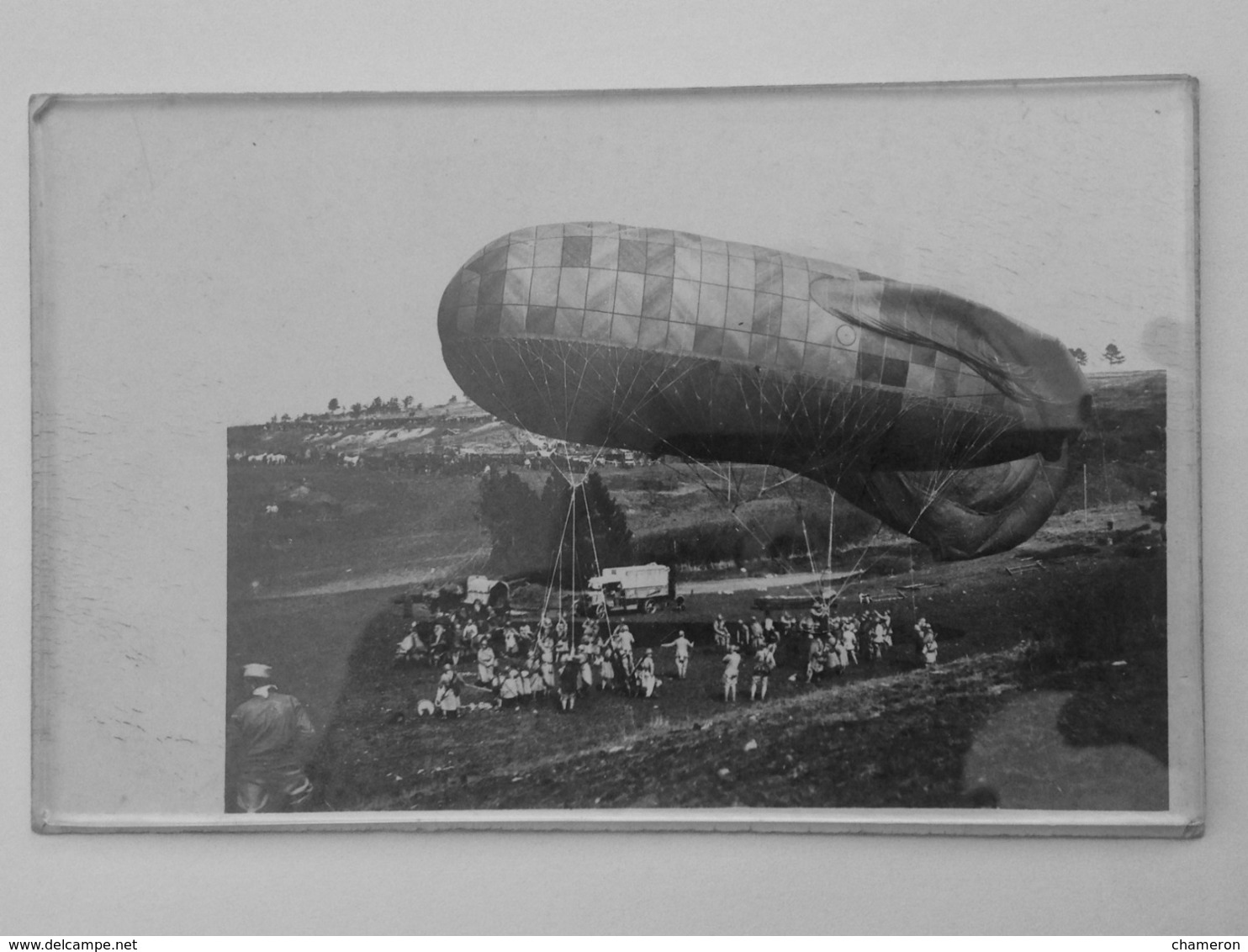 Photo-carte, Ballon Captif, 1917 - Balloons