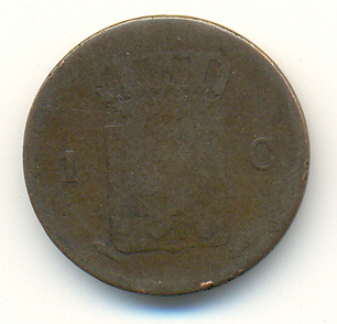 PAYS - BAS     1   CENT  1827 - 1815-1840: Willem I.