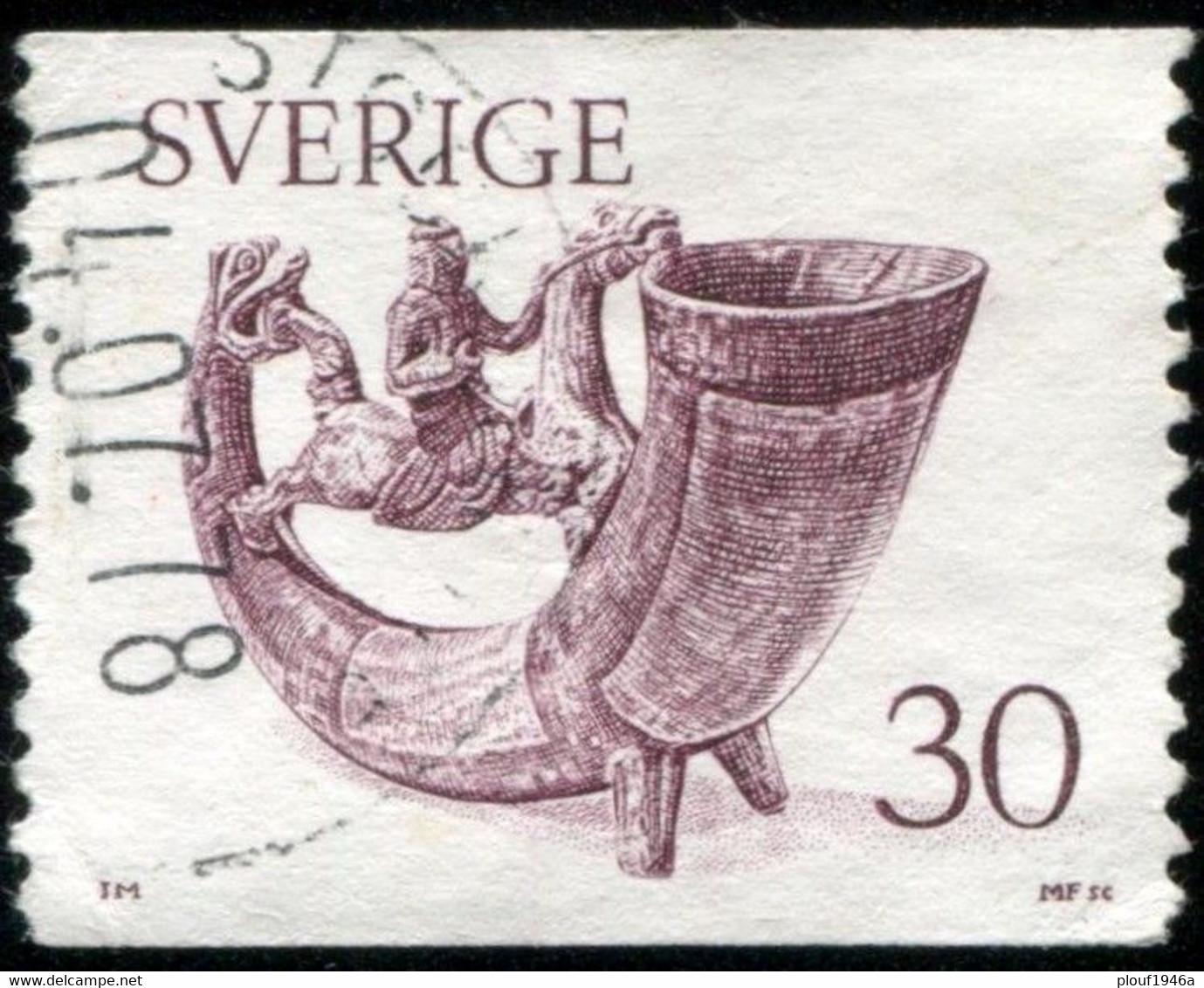 Pays : 452,05 (Suède : Charles XVI Gustave)  Yvert Et Tellier N° :  936 (o) - Used Stamps