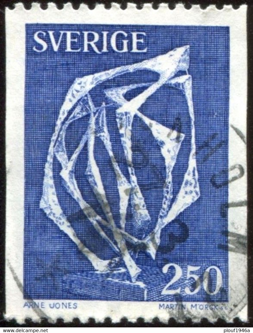 Pays : 452,05 (Suède : Charles XVI Gustave)  Yvert Et Tellier N° :  995 (o) + Chiffre 140 Au Verso - Used Stamps