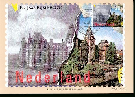 PAYS BAS CARTE MAXIMUM NUM.YVERT 1246 RIJKSMUSEUM - Maximum Cards