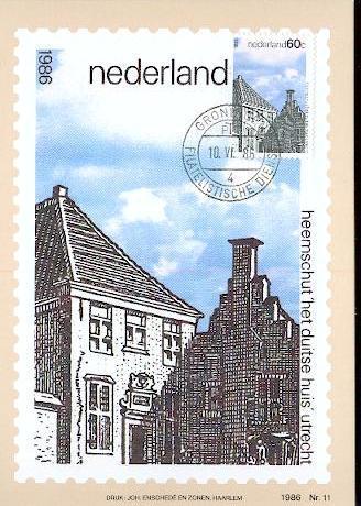 PAYS BAS CARTE MAXIMUM NUM.YVERT 1270 PROTECTION ET RESTAURATION DES MONUMENTS D UTRECHT - Cartes-Maximum (CM)