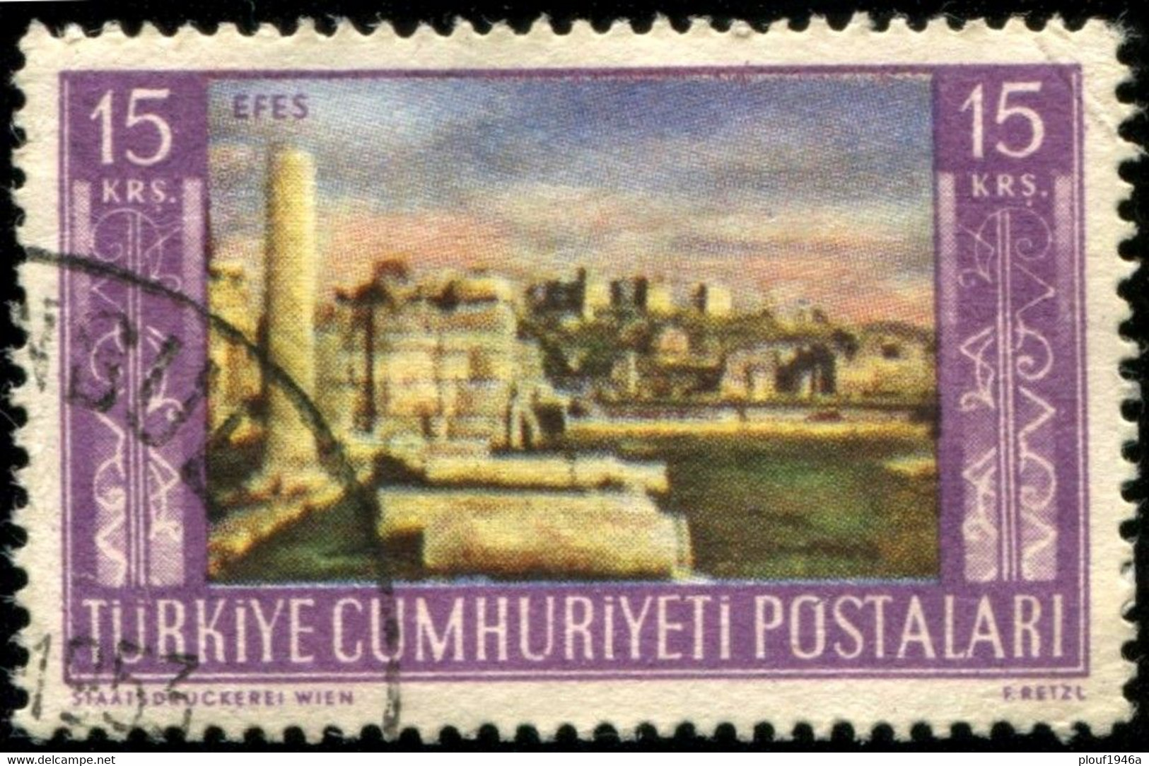 Pays : 489,1 (Turquie : République)  Yvert Et Tellier N° :  1188 (o) - Used Stamps