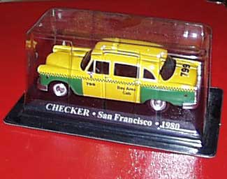 CHECKER Taxi 1:43 San Francisco 1980 Etats Unis USA Altaya - Autres & Non Classés