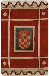 Croatia - Croatie - Kroatien - Flag – Flagge (flaggen)– Flags - Bandera – Drapeau - Bandiera-ZASTAVA IZ HRV.N. PREPORODA - Kroatien