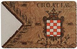 Croatia - Croatie - Kroatien - Flag – Flagge (flaggen)– Flags - Bandera – Drapeau - Bandiera - KRUNIDBENA ZASTAVA - Croazia