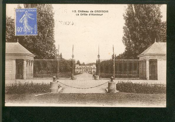 Château De Grosbois, La Grille D'honneur - Boissy Saint Leger