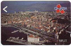 SPLIT   ( Kroatien - Old & Rare GPT System Magnetic Card ) Town Towns City Cities Ville Cite Stadt Ciudad Citta - Croatie