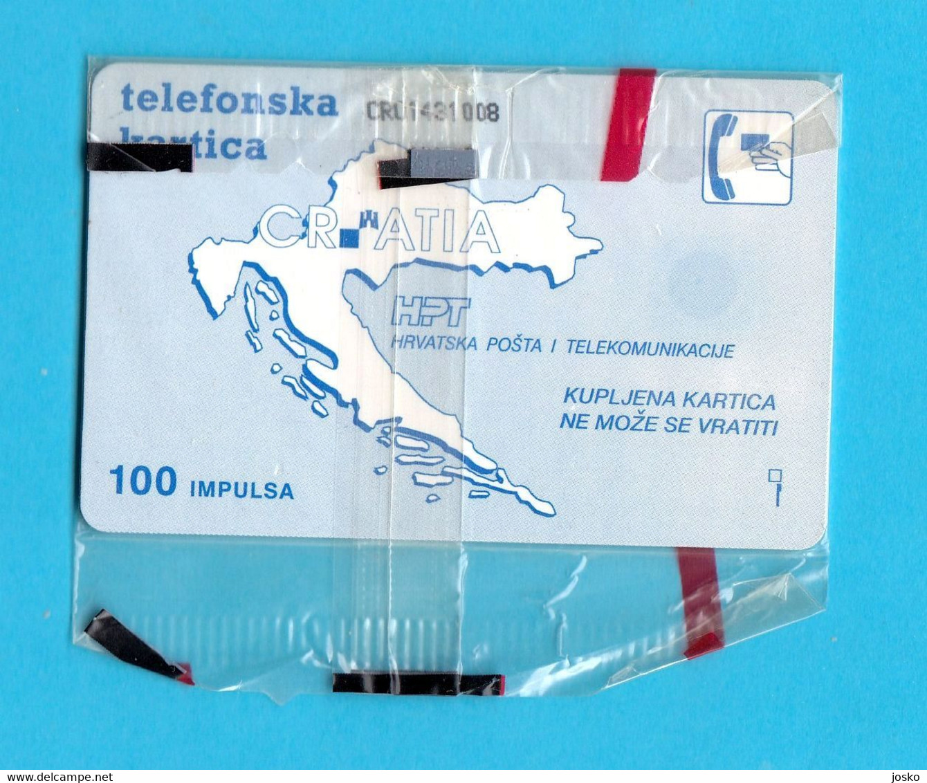 LABUD SAMPONI - Croatia Old Rare Card, Only 10.000 Ex. * MINT CARD * Shampoo Shampooing Champú Xampu - Kroatië