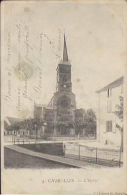 71 Charolles   L´église Carte Nuage Précurseur - Charolles