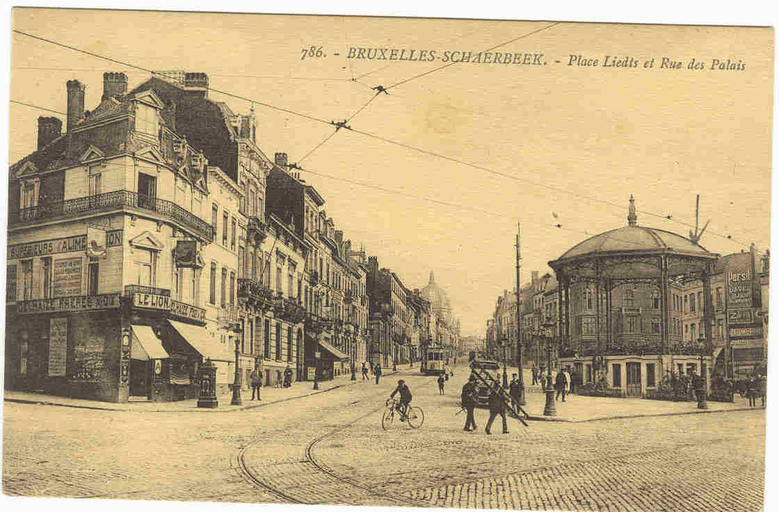 BRUXELLES-SCHAERBEEK  - PLACE LIEDTS ET RUE DES PALAIS - Schaerbeek - Schaarbeek