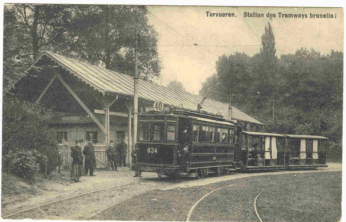 TERVUEREN - STATION DES TRAMWAYS BRUXELLES - Tervuren