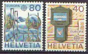 CEPT / Europa 1979 Suisse N° 1084 Et 1085 ** Histoires Postales - 1979