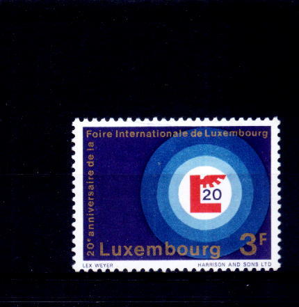 C5189 - Luxembourg 1968 - Yv.no.722 Neuf** - Nuovi