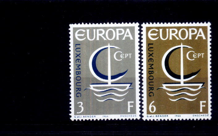 C5183 - Luxembourg 1966 - Yv.no.684/5 Neufs** - Ungebraucht