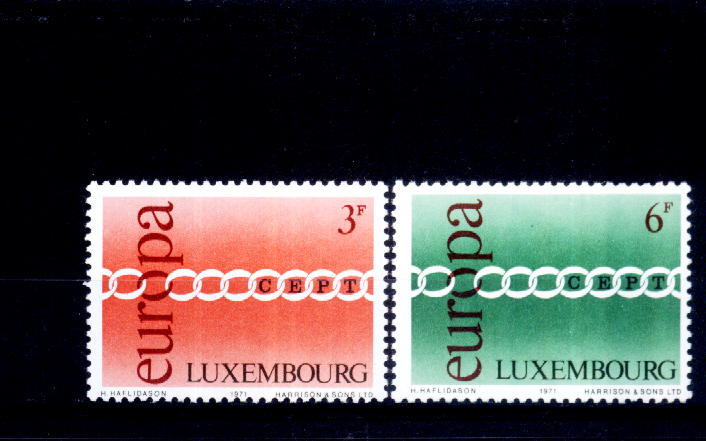 C5066 - Luxembourg 1971 - Yv.no.774/5 Neufs** - Unused Stamps