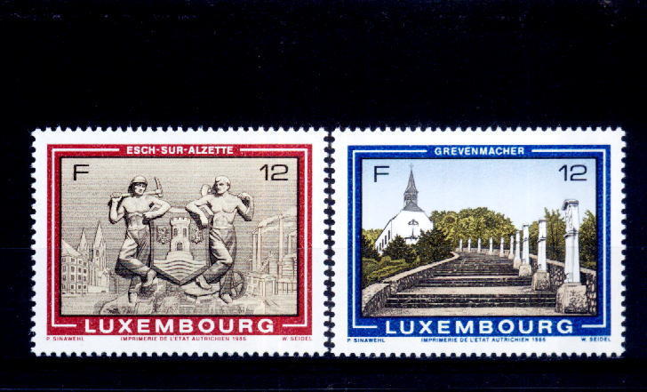 Luxembourg 1986 -  Yv.no.1111/2 Neufs** - Neufs