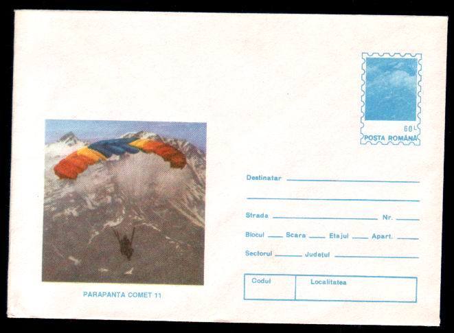 Postal Stationery 96/1994 With Parachutting Unused. - Parachutisme