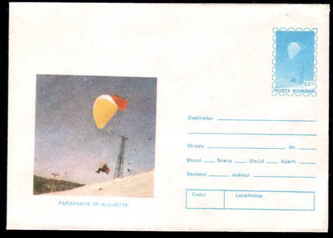 Postal Stationery 100/1994 With Parachutting Unused. - Paracadutismo