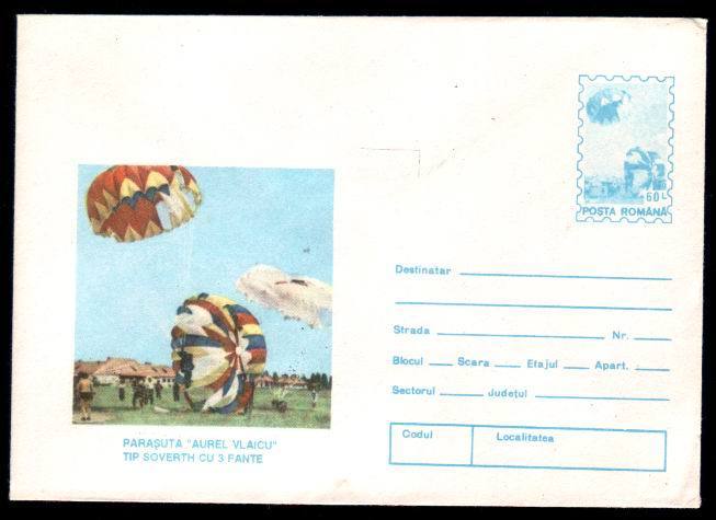 Postal Stationery 101/1994 With Parachutting Unused. - Parachutisme