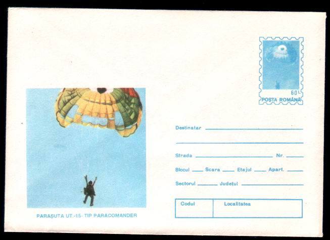 Postal Stationery 102/1994 With Parachutting Unused. - Parachutisme