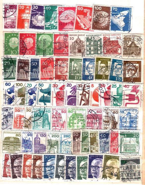 Germany Lot 68 Stamps Used. - Colecciones