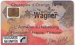 1 Télécarte WAGNER 50U Sc4 Référence 17A (bon état) - 1988
