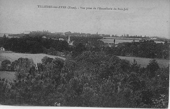 TILLIERES-SUR-AVRE  - Vue Prise De L'Hostellerie Du Bois Joli    PRIX FIXE - Tillières-sur-Avre