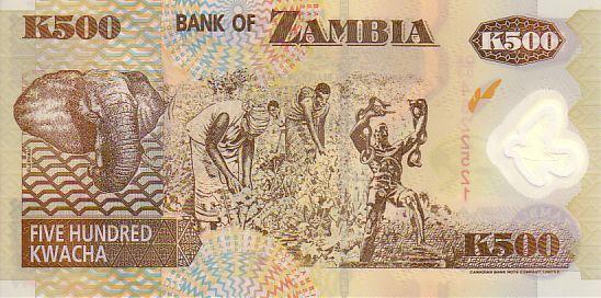 ZAMBIE   500 Kwachas  Daté De 2003  Polymer   ***** BILLET  NEUF ***** - Sambia