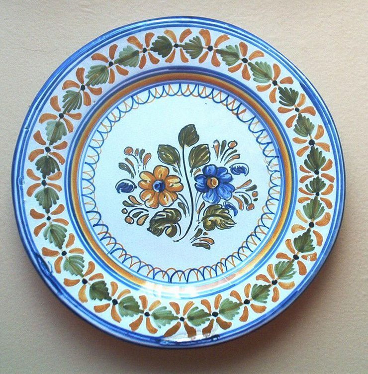 TALAVERA - Assiette A Suspendre - Wandbord - Wall Plate - AS 1159 - Talavera/Toledo (ESP)