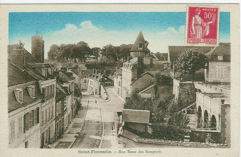 SAINT-FLORENTIN - Rue Basse Des Remparts. - Saint Florentin