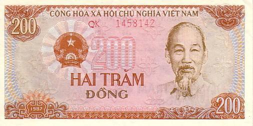 VIET NAM    200 Dong   Daté De 1987    Pick 100a    *****BILLET  NEUF***** - Vietnam