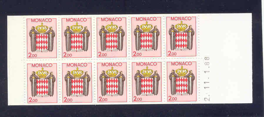 Carnet N° 2** De 1988 - Postzegelboekjes