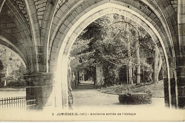 76 - Jumièges - Ancienne Entrée  De L´Abbaye - CPA 1931 - Ed E. Douillet N° 5 - Jumieges