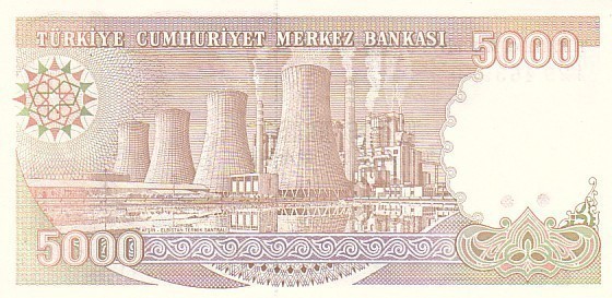 TURQUIE  5 000 Lira Non Daté (1990)   Pick 198   **** BILLET  NEUF **** - Turkije