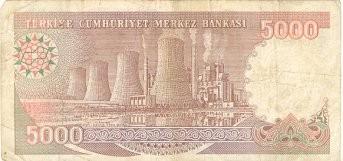 TURQUIE   5 000 Lirasi  Non Daté (1992)   Pick 198   ***** QUALITE  VF ***** - Turquie